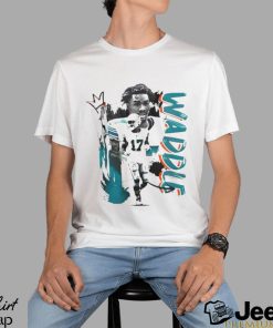 Jaylen Waddle number 17 Miami Dolphins football shirt