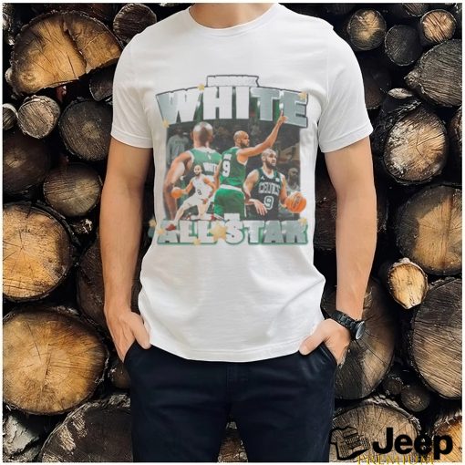 Jayson Tatum Wearing Derrick White For All Star 2024 Shirt