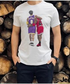 Jayson Tatum Wearing Kobe Bryant And Michael Jordan Bromance Sketch Canvas Art Classic Shirt