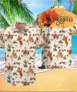 Wild West Rodeo Cowboy Hawaiian Shirt