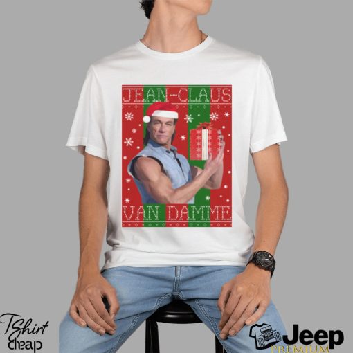 Jean Claus Van Damme Christmas Knit shirt