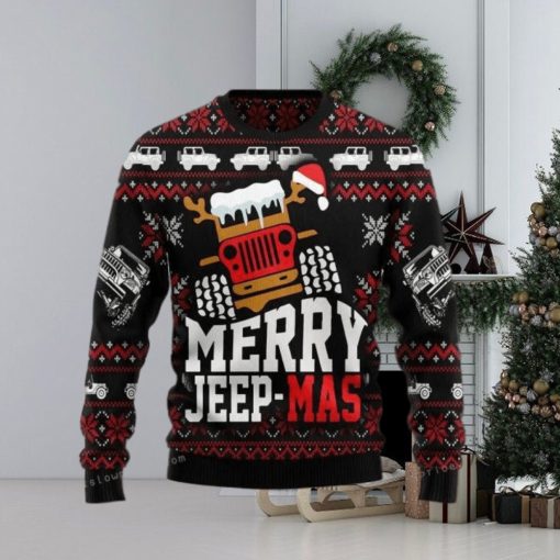 Jeep Mas Christmas Ugly Sweater