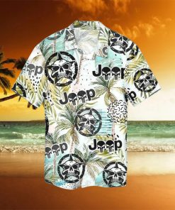 Jeep Skull Tropical Hawaiian Shirt