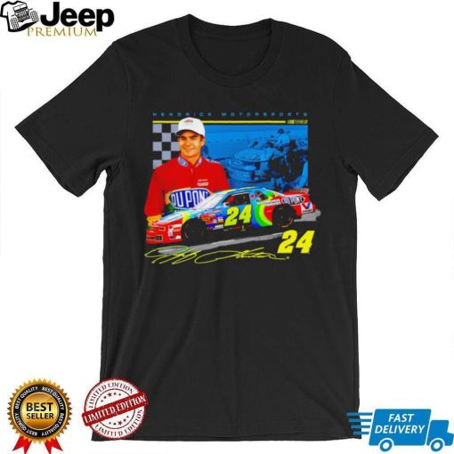 Jeff Gordon Hendrick Motorsports Team Collection Legends Car signature 2023 shirt