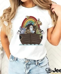 Jeff Roush Noah's Ark And Rainbow Infant Hooded Sweatshirt