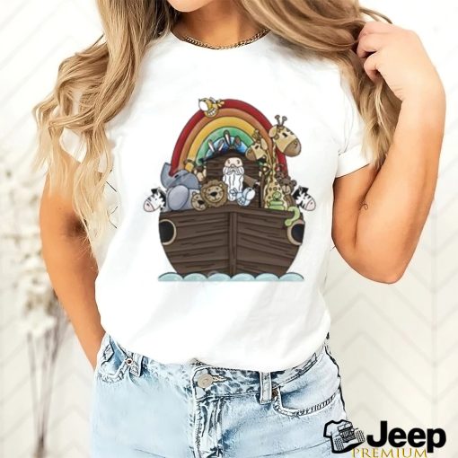 Jeff Roush Noah’s Ark And Rainbow Infant Hooded Sweatshirt