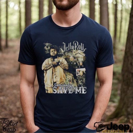 Jelly Roll Music Shirt Somebody Save Me Cowhide Country Western Concert 90S Y2k Graphic Tee Sweatshirt Classic