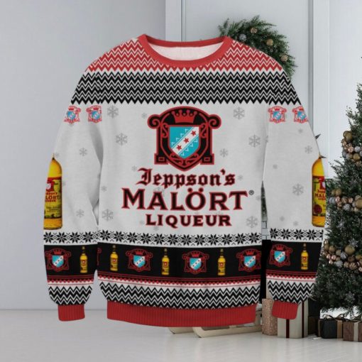 Jeppson’s Malort Liqueur Ugly Christmas Sweater