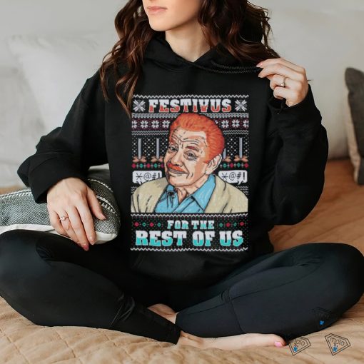 Jerry Stiller Festivus for the rest of US Ugly Christmas shirt