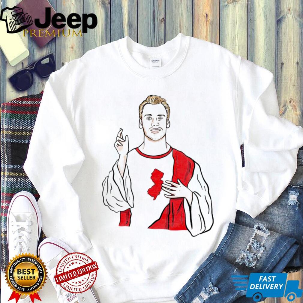 Jesper Bratt New Jersey Devils Jesus shirt - teejeep