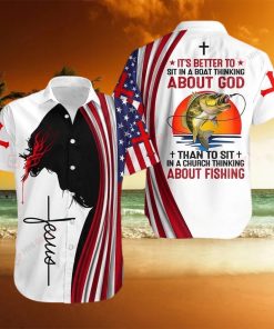 Jesus About God And About Fishing Aloha Hawaiian Shirts