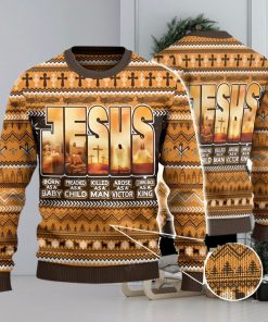 Jesus Born Christmas Gift Ugly Christmas Sweater 3D Gift For Men And Women