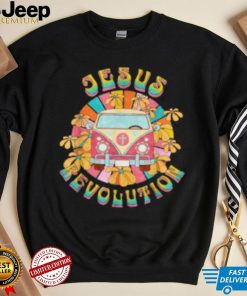 Jesus Revolution People Retro Van Bus Christian Faith T Shirt