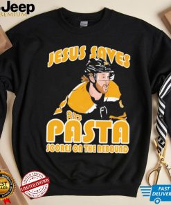 Jesus Saves Pasta Scores On The Rebound Shirt