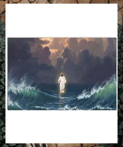 Jesus Walk Upon The Water Horizontal Poster