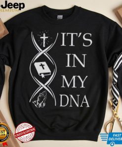 Jesus bible book pray It's In my DNA womens Christmas t shirt