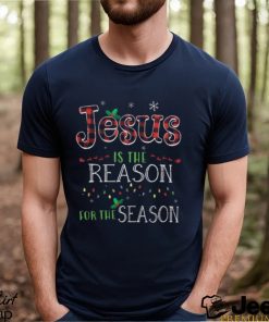 Jesus christmas png design jesus is the reason for the season lighting christmas shirt