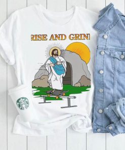 Jesus rise and grind 2023 logo t shirt