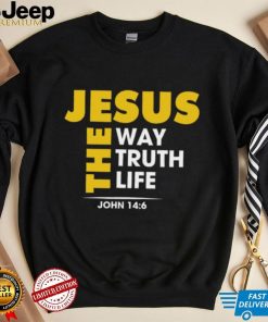 Jesus the way the truth and the life John mens Christmas t shirt