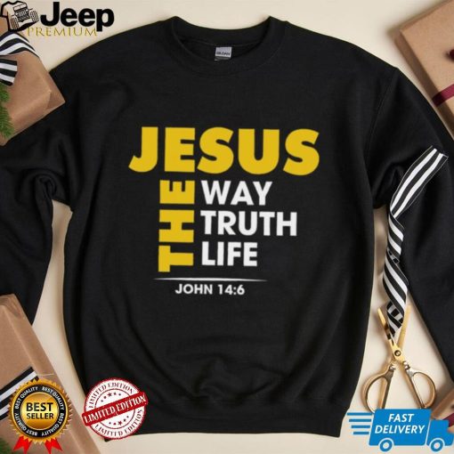 Jesus the way the truth and the life John mens Christmas t shirt