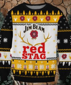 Jim Beam Red Stag Whiskey Ugly Sweater