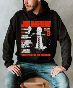 Jim Boeheim Syracuse Orange S thank you for the memories t shirt