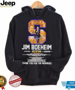 Jim Boeheim basketball hall of fame thank you for the memories t shirt