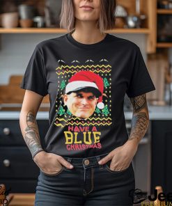 Jim Harbaugh Michigan Wolverines Have A Blue Christmas Ugly Sweater Shirt