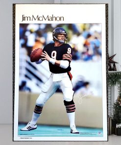 Jim Mcmahon Chicago Bears Vintage Original Poster