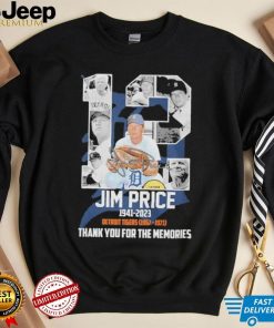 Jim Price 1941 – 2023 Detroit Tigers 1967 – 1971 Thank You For The Memories T Shirt