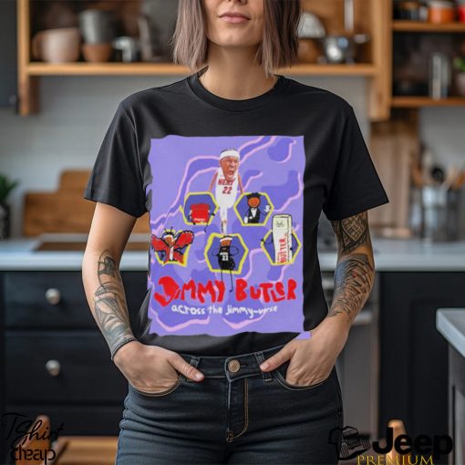 Jimmy Butler Across The Jimmy Verse Spider Man Style T Shirt