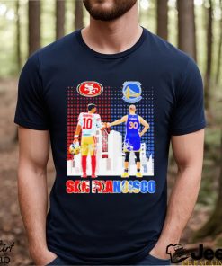 Jimmy Garoppolo And Stephen Curry San Francisco City Skyline Signatures Shirt