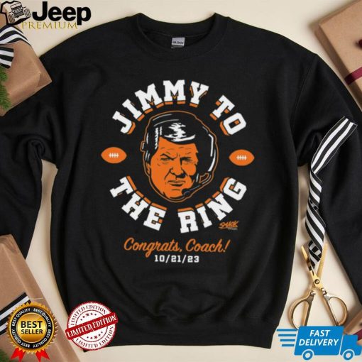 Jimmy To The Ring Congrats Coach T Shirt For Miami College Fans