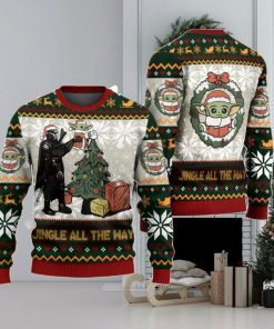 Jingle All The Way Mandalorian Star Wars Ugly Christmas Sweater