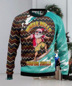 Jingle Bells Surfing Swells Ugly Christmas Sweaters Gift For Men Women