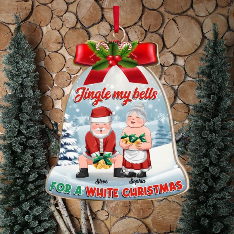 Jingle My Bells, Personalized Couple Ornament, Christmas Gifts For Couple -  Limotees