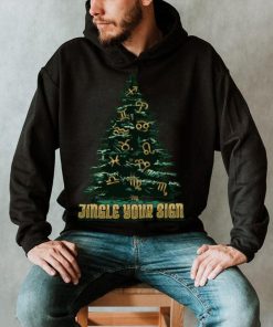 Jingle Your Star Sign Funny Christmas Xmas Mens Cotton T Shirt