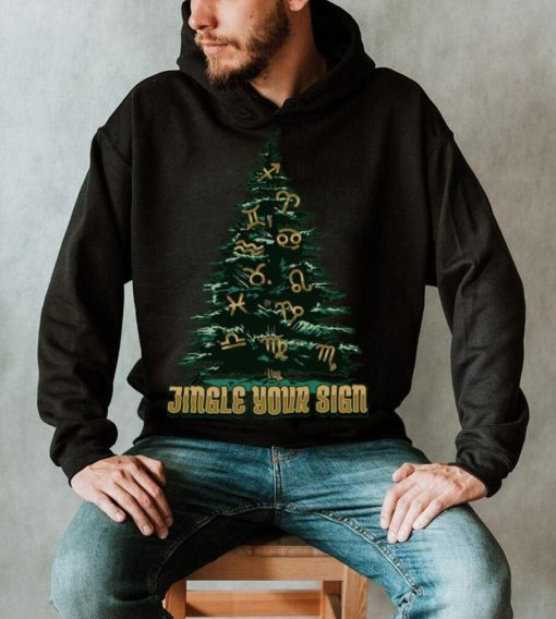 Jingle Your Star Sign Funny Christmas Xmas Mens Cotton T Shirt