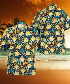 Jirachi PoKeMon Combo Hawaiian Shirt And Shorts Best For Men And Women Holidays