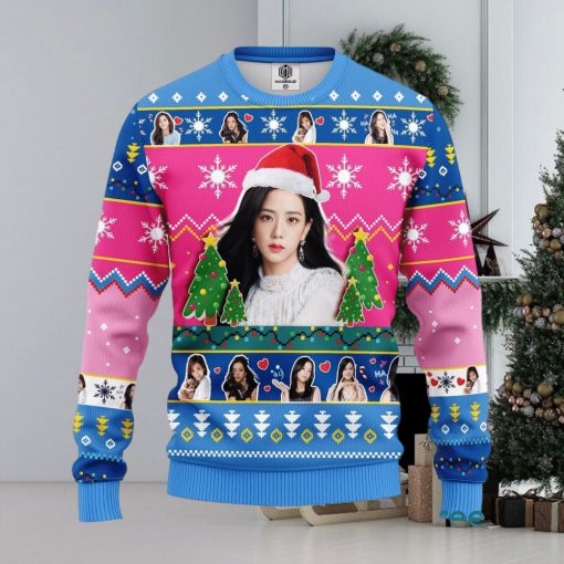 Jisoo Black Pink Thanksgiving Women Mens Ugly Christmas Sweater