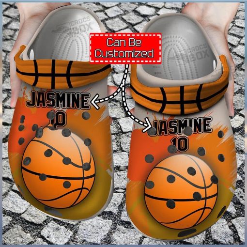 Funny Customized Is life Basketball Crocs