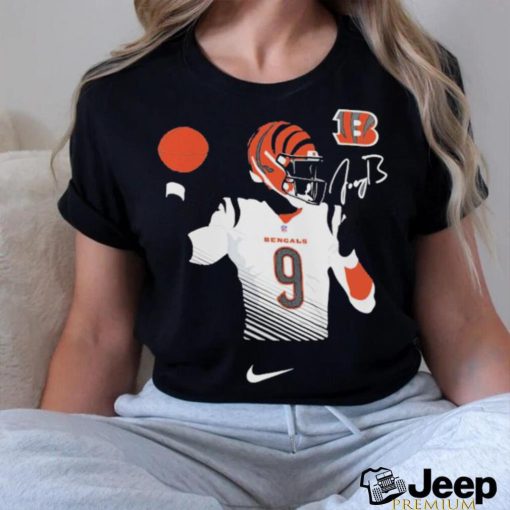 Joe Burrow Cincinnati Bengals 9 Nike signature shirt