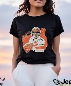 Joe Burrow Football Paper Cincinnati Bengals T shirt