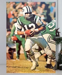 Joe Namath New York Jets Sports Illustrated Vintage Original Poster