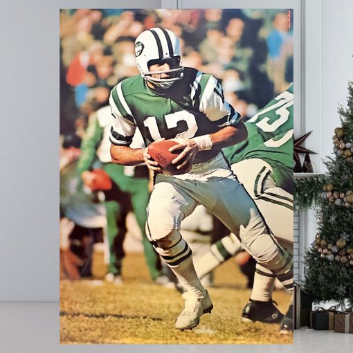 Joe Namath New York Jets Sports Illustrated Vintage Original Poster