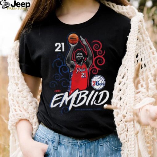 Joel Embiid Philadelphia 76Ers Fanatics Branded Competitor shirt