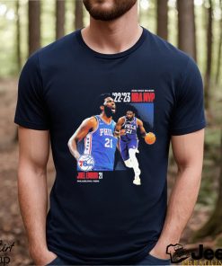 Joel Embiid Philadelphia 76ers 2023 NBA MVP Award Time Out Shirt