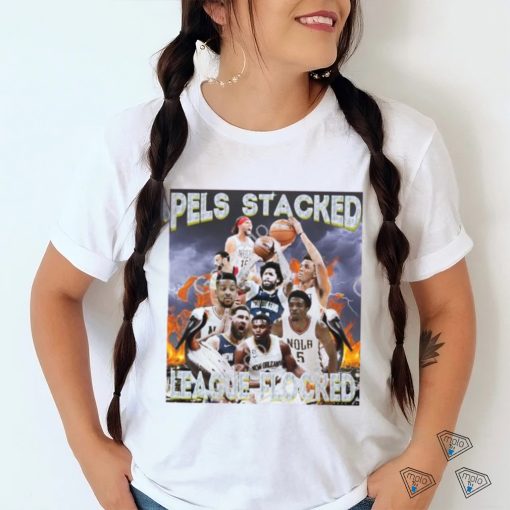 Joelvenile Merch Store Shop Pels Stacked League Flock Shirt