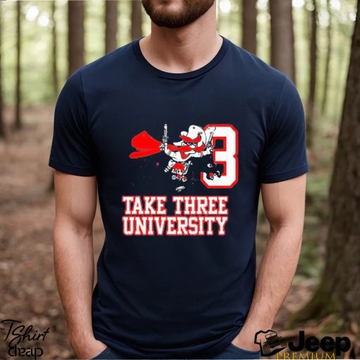 Joey mcguire take three university shirt