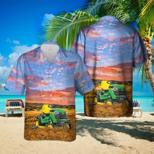 John Deere E180 Lawn Tractor Hawaiian Shirt